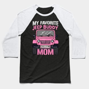 Jeep Mom Life Baseball T-Shirt